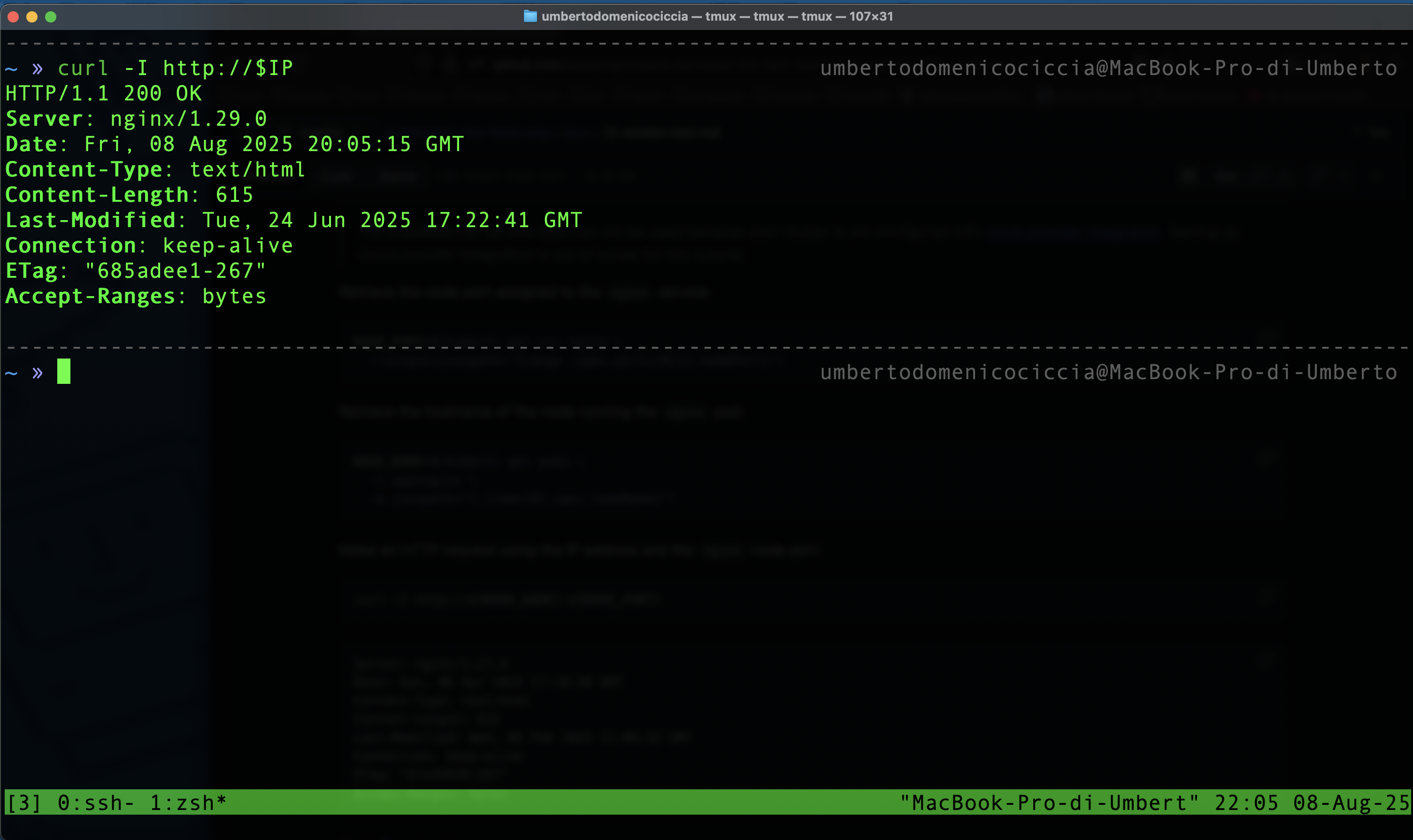 Smoketest k3s cluster